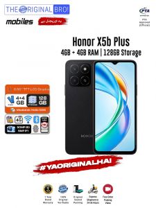 Honor X5b Plus - 4GB RAM - 128GB Storage - Easy Monthly Installments - PTA Approved - 1 Year Official Warranty - The Original Bro Mobiles - TOB70